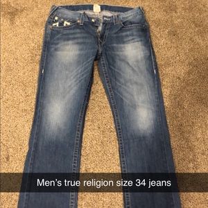 Men’s true religion size 34 jeans